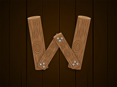 Wooden W