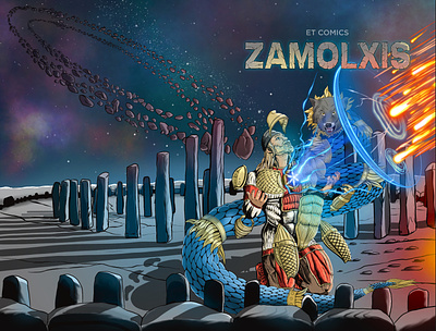 Cover for Zamolxis Comic Book comic comics comicscover cover illustrator