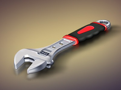 icons inbudo adjustable wrench icon key metal tool webdesign