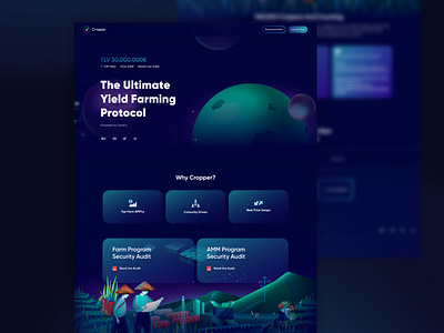 Cropper Finance landing page