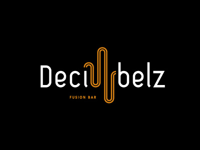 Decibelz Fusion bar Logo bar live music logo world music
