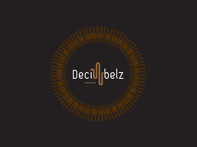 Decibelz Fusion Bar Logo bar live logo music world