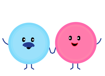 Together ball blue cute cute fun funny design eyes friends game hands illustration ios legs lips love moustache pink together ui