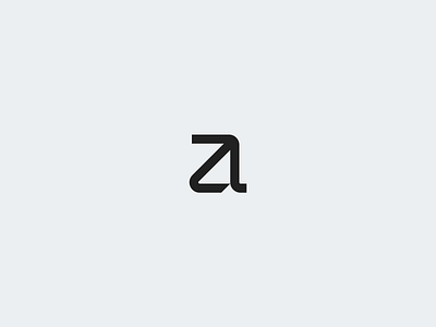 a a branding identity logo lowercase