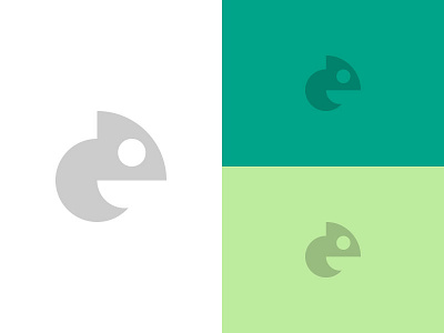 Chameleon chameleon concept green just for fun logo