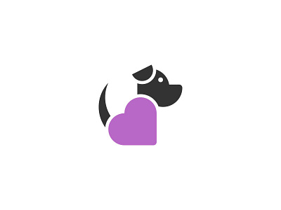 Dog + Love animal dog dog shelter logo love pet