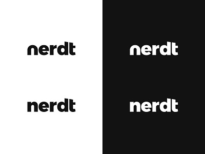 nerdt dt logo nerdt typography