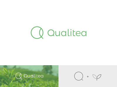 Qualitea rebound drink green leaf logo q qualitea rebound tea