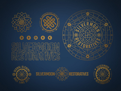 Silvermoon Restorative Elements circle mandala monogram moon sacred geometry succulent