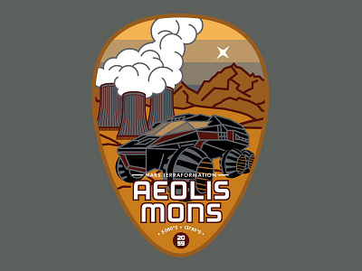 Aeolis Mons Badge