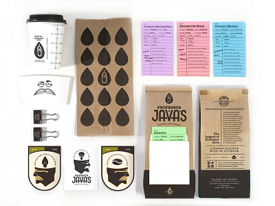 Professor Java Kit bean coffee drip library packaging professor