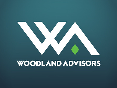 Woodland Advisors a advisors blockchain insurance monogram thick lines w