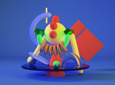 3D Totem 3d 3d art 3d artist abstract design totem toy