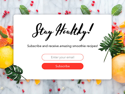 Subscription dailyui