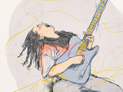 30 dias. 30 musiques. artist colors drawing fanart illustration lines music musician tash sultana