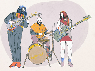 30 días. 30 musiques. artist band digital art fanart illustration ilustración khruangbin laura lee music