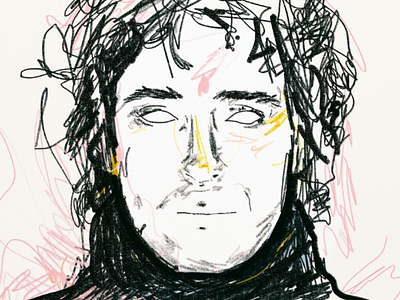 Gustavo Cerati cerati digital art editorial illustration illustration music lover musician portrait submission