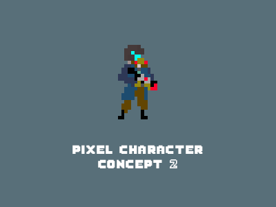Pixel art Character Concept #2 character design concept game design photoshop pixel pixel art