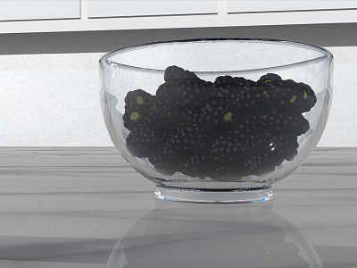 Bowl of Blackberries