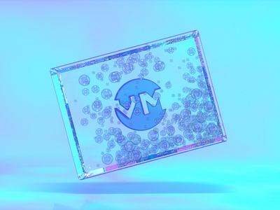 Vidzu Bubbles 3d animation bubbles c4d cinema 4d design glass logo motion motion graphics octane render