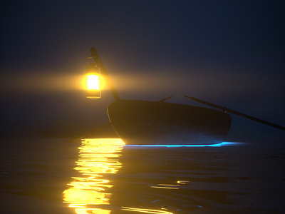 Boat & Lantern