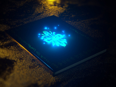 Magic Book 2 3d animation book c4d cinema 4d design fantasy magic octane render xparticles