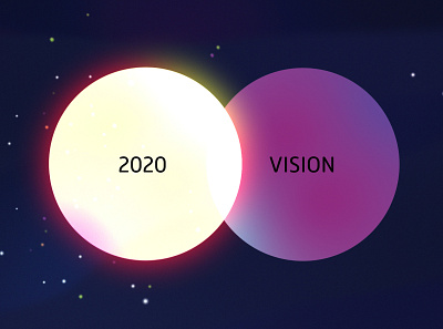 Vidzu 2020 Vision 2020 after effects animation branding circles design focus frames glow hyperspace motion motion graphics space stars style styleframe vision vortex