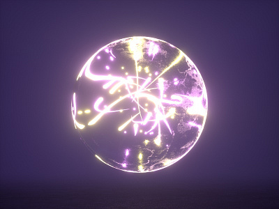 X Particles Experiment 3 c4d cinema 4d design fairy glass globe magic octane render sprites x particles