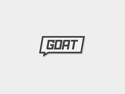 Goat Typographic Logo flat goat illustrator logo ui