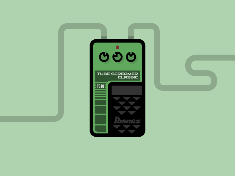 Ibanez TS10 - Guitar Pedal by Bobby Kane on Dribbble