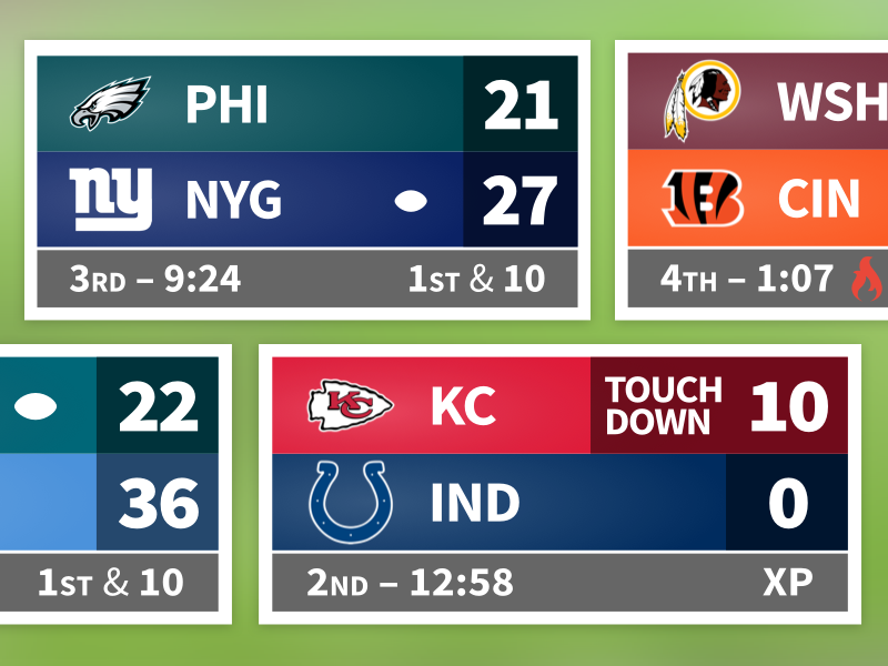 nfl scoreboard