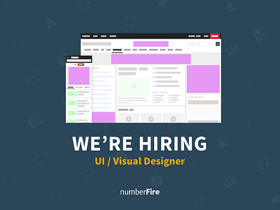 numberFire Is Hiring - UI/Visual Designer designer hiring jobs ui designer