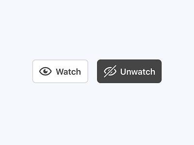 Watch List Icon + Button eye icon sketch ui watch list watchlist