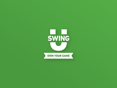 Introducing: SwingU branding flat golf logo sketch ui