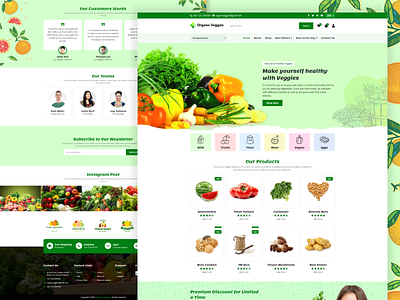 Grocery Ecommerce Store HTML Website Template css ecommerce store website template ecommerce vegetable store grocery shop grocery store html template online grocery ordering online grocery selling website organic vegetable organic vegetable manufacturers vagetable store website template veggies website template