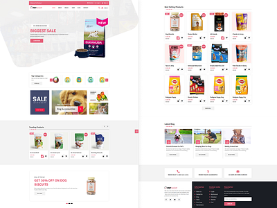 Pet Store Responsive Website Template animal food store animal shop bootstrap template html template online pet product delivery online pet shop website template online pet store template pet accessories pet care pet food pet shop pet shop website template pet store pet supplies website template