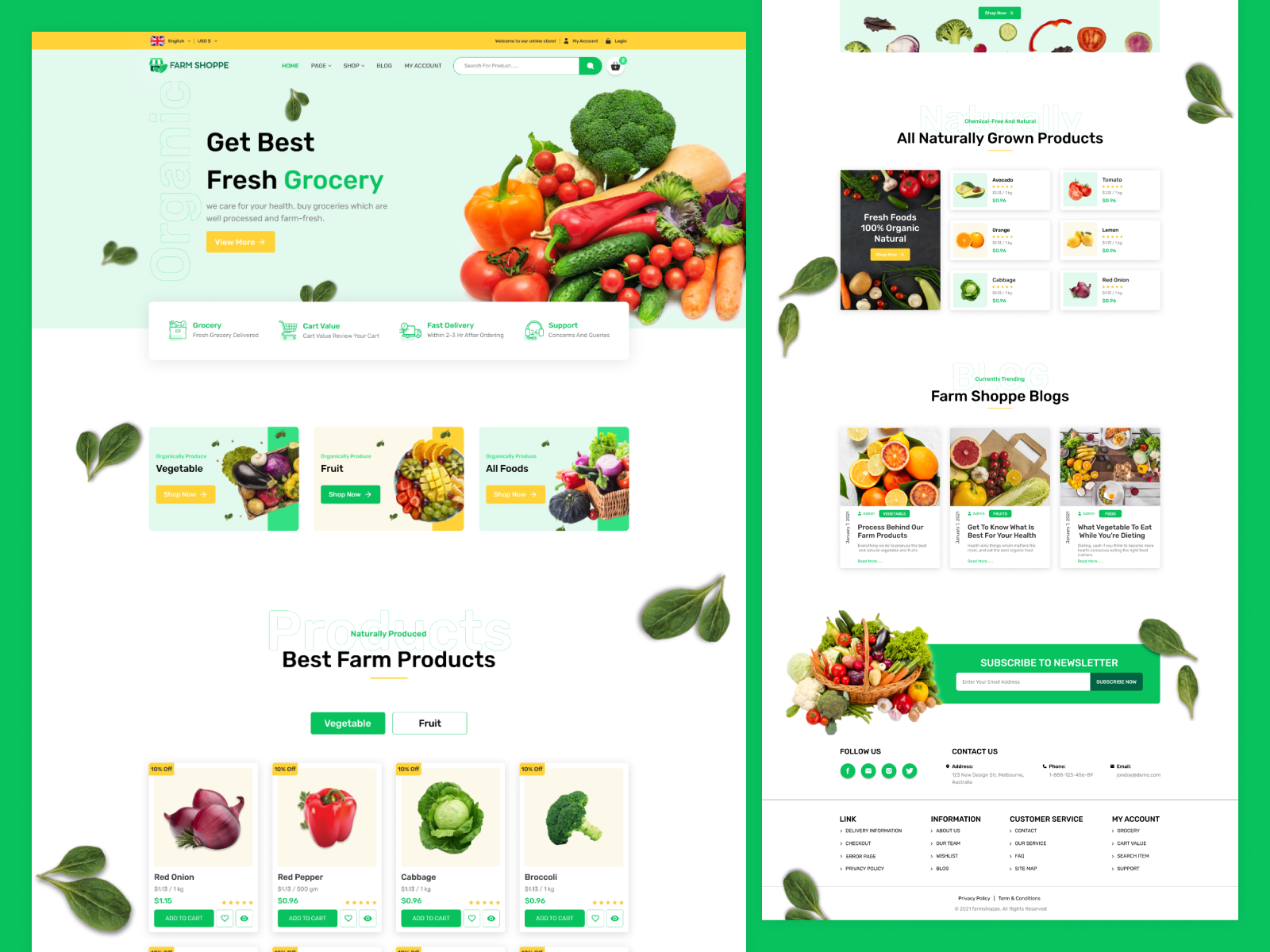 Online Food And Grocery Web UI Kit by Bitrix Infotech Pvt Ltd on Dribbble