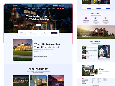 Real Estate Company Web UI Kit