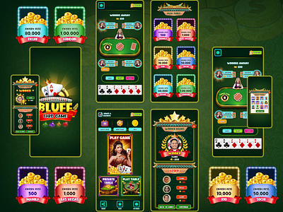 Bluff Live Card Game UI Kit