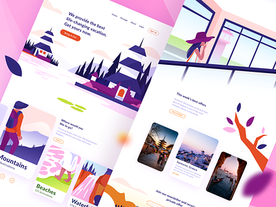 Vacation Trip Landing Page