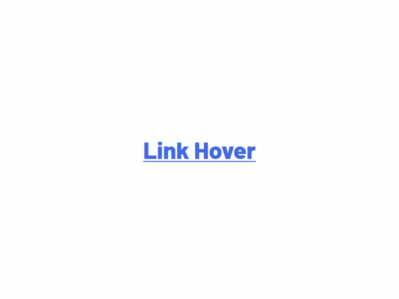 Link Fill Hover