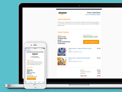 Amazon Email Redesign