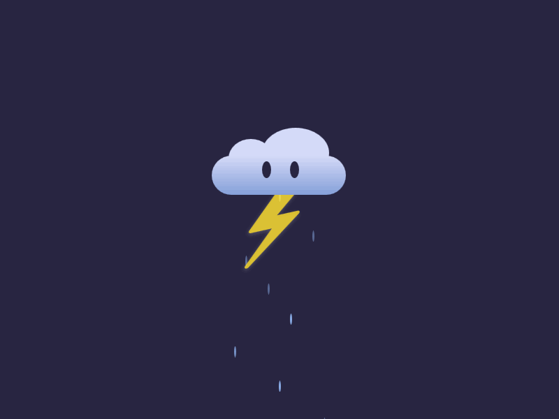 Storm clean cloud codevember cute storm thunder weather