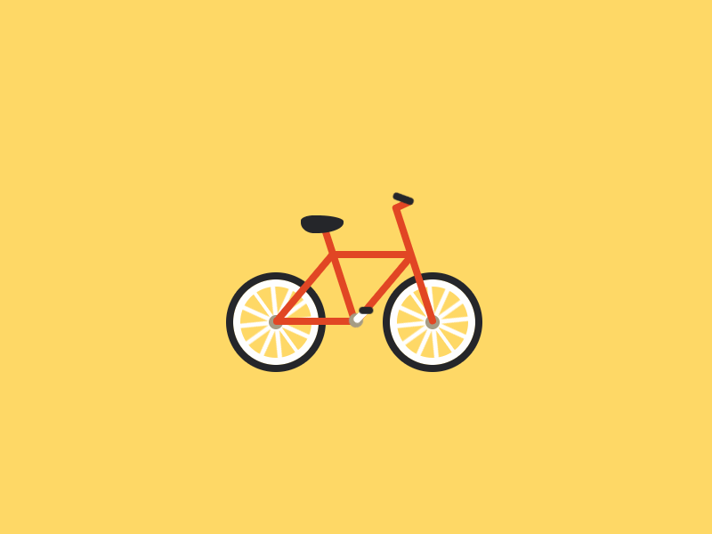 Bike animation bicycle bike clean codevember
