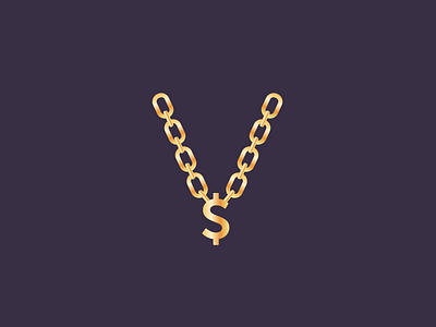 Swag bling chain clean codevember dollar sign gold jewelry swag