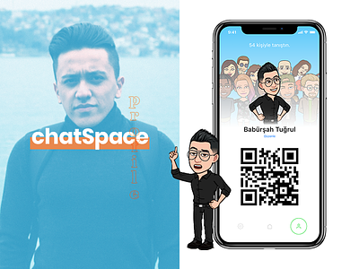 chatSpace Profile Screen – Location based group chat app app design dribbble mobileapp ui