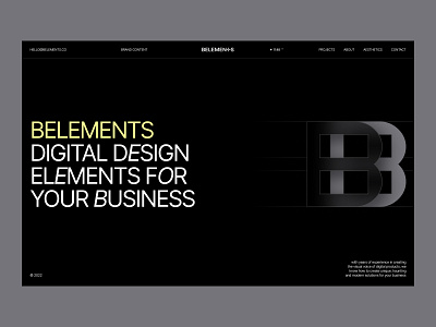 belements: web design, branding, visual identity