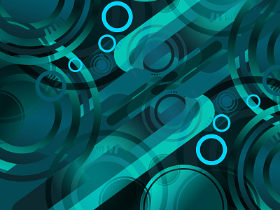 Aqua Blue Abstract Background