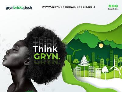 Think Gryn branding design graphic design instagram social media sustainability