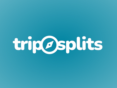 TripSplits Logo Design branding design logo minimal